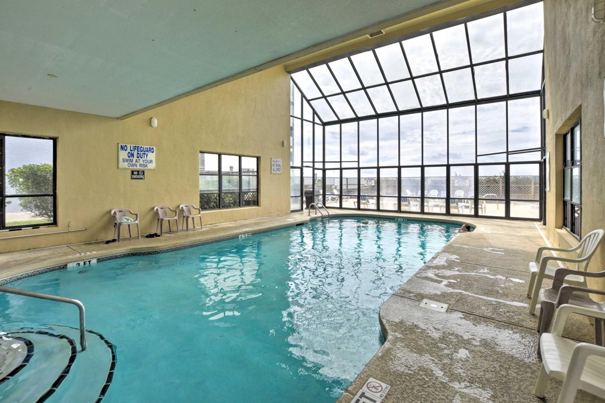 Oceanfront North Myrtle Beach Condo With Indoor Pool Екстер'єр фото