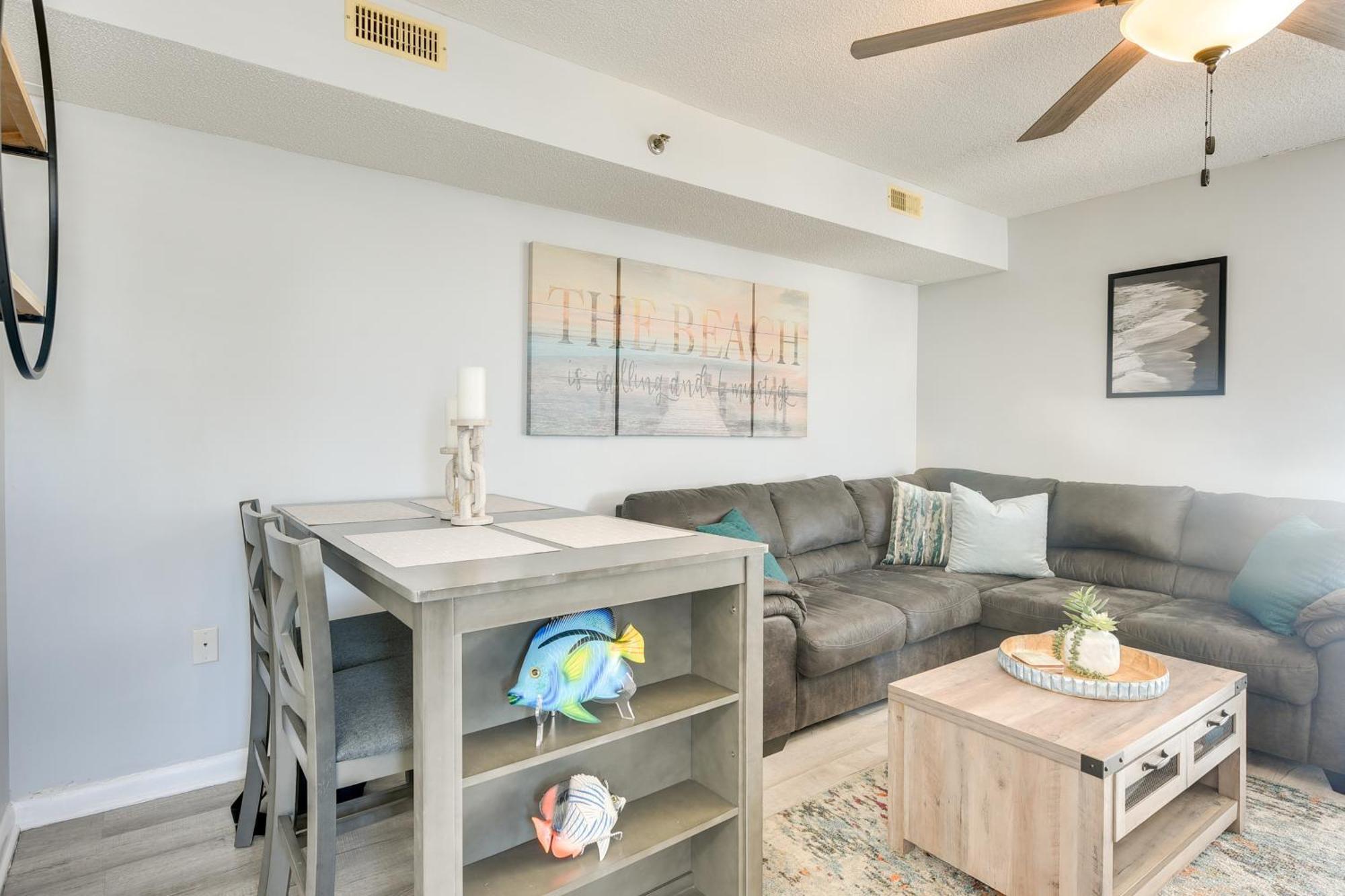 Oceanfront North Myrtle Beach Condo With Indoor Pool Екстер'єр фото