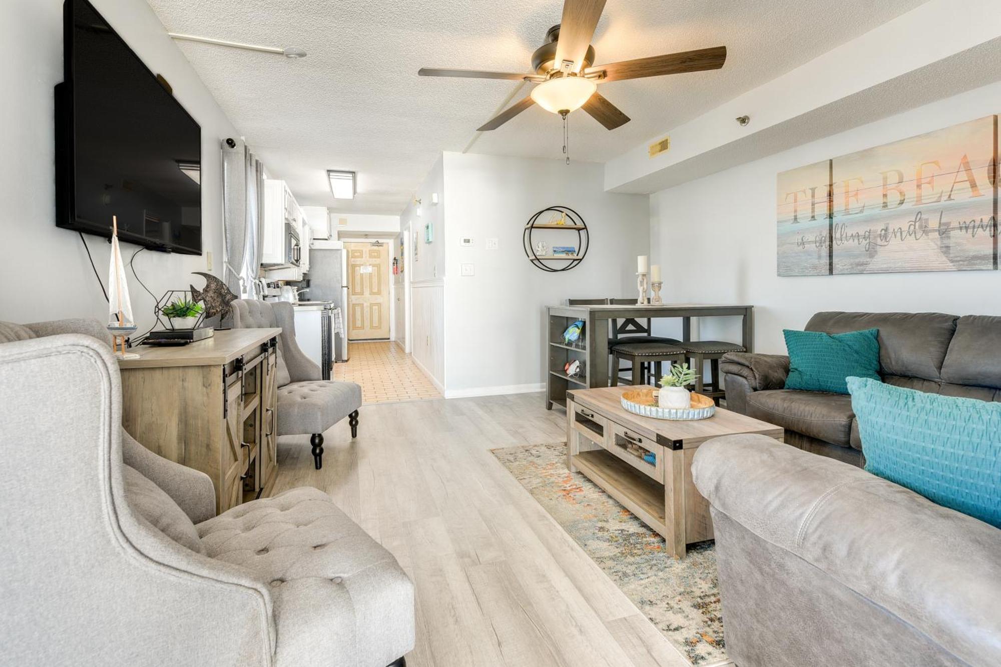 Oceanfront North Myrtle Beach Condo With Indoor Pool Екстер'єр фото